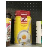 Pam cooking spray 2 cans