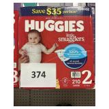 Huggies 210 diapers size 2