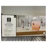 Icon drinking glasses set of 4
