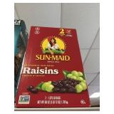 Sun-Maid raisins 2 bags