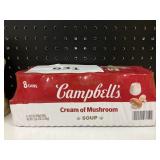 Campbells cream of mushroom soup 8 cans