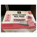 Ultra filitered milk shake starwberry 12 pack