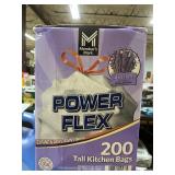 Power Flex 200 tall kitchen bags