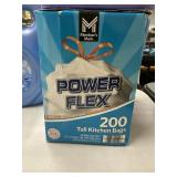 Power Flex 200 tall kitchen bags