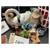 Swan- birds- bear- whale- angel -jugs lot