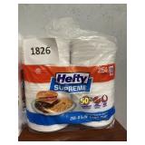 Hefty lunch plates 250ct