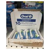 Oral-B floss action x 10 refill brushes