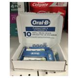 Oral-B flossaction 10 refill brushes