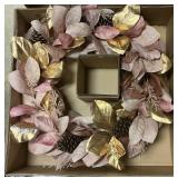30in Gold Magnolia wreath