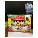 Ro Tel diced tomatoes & green chiles 8 cans