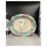 Oval platter plates 2-50 ct 10in