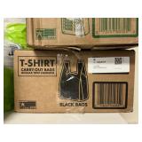 T-shirt black bags 1000 ct