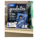 Goodnites L 58 ct