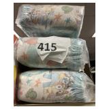 Pampers unknown size 3 packs