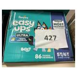 Pampers easy ups 5T-6T 86 ct