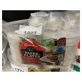 9in Paper plates 600 ct