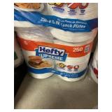 Hefty 250ct Lunch plates