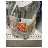 12 fl oz Clear cups 172 ct