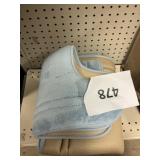 Memory foam 2 pc bath mat set