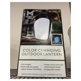 Color changing outdoor lantern