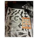 Bat stickers sheets approx 5 sheets
