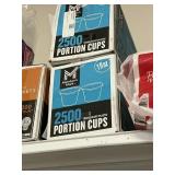 2500 Portion cups 1 fl oz