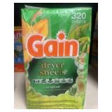 Gain dryer sheets 320 ct
