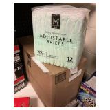 Adjustable briefs XXL 4-12 ct