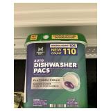 Dishwasher pacs 110 ct