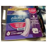 Always discreet plus 90 pads