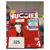 Huggies 180 diapers size 4