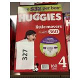 Huggies 160 diapers size 4