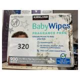 Baby wipes 900 ct