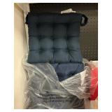 4- Dark blue chair cushions