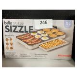 Bella sizzle XL 12inx22in griddle