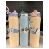 Ello water bottles 3 ct  22 oz