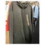 Mens active full zip hoodie 4XL