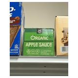 Organic apple sauce 24-3.2oz