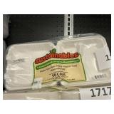 Sustainables 1 compartment lid containers 50ct