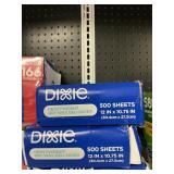 Dixie dry wax paper 2-500 sheets