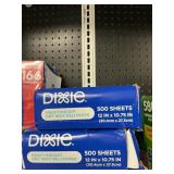 Dixie dry wax paper 2-500 sheets