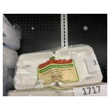 Sustainables 1 compartment lid containers 50ct