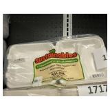 Sustainables 1 compartment lid containers 50ct