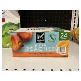 Diced peaches 24 cups