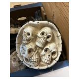 Lighted Skull pumpkin