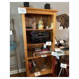 4 Shelf book case -pine