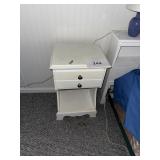 White night stand 16inWx13inDx26inH