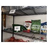 Shelf lot-grass seed-plant food-sprinkler