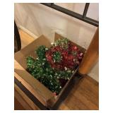 Misc box lot- x-mas decor