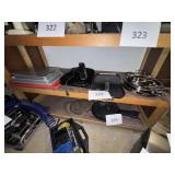 5-SS pans- iron griddle -trays